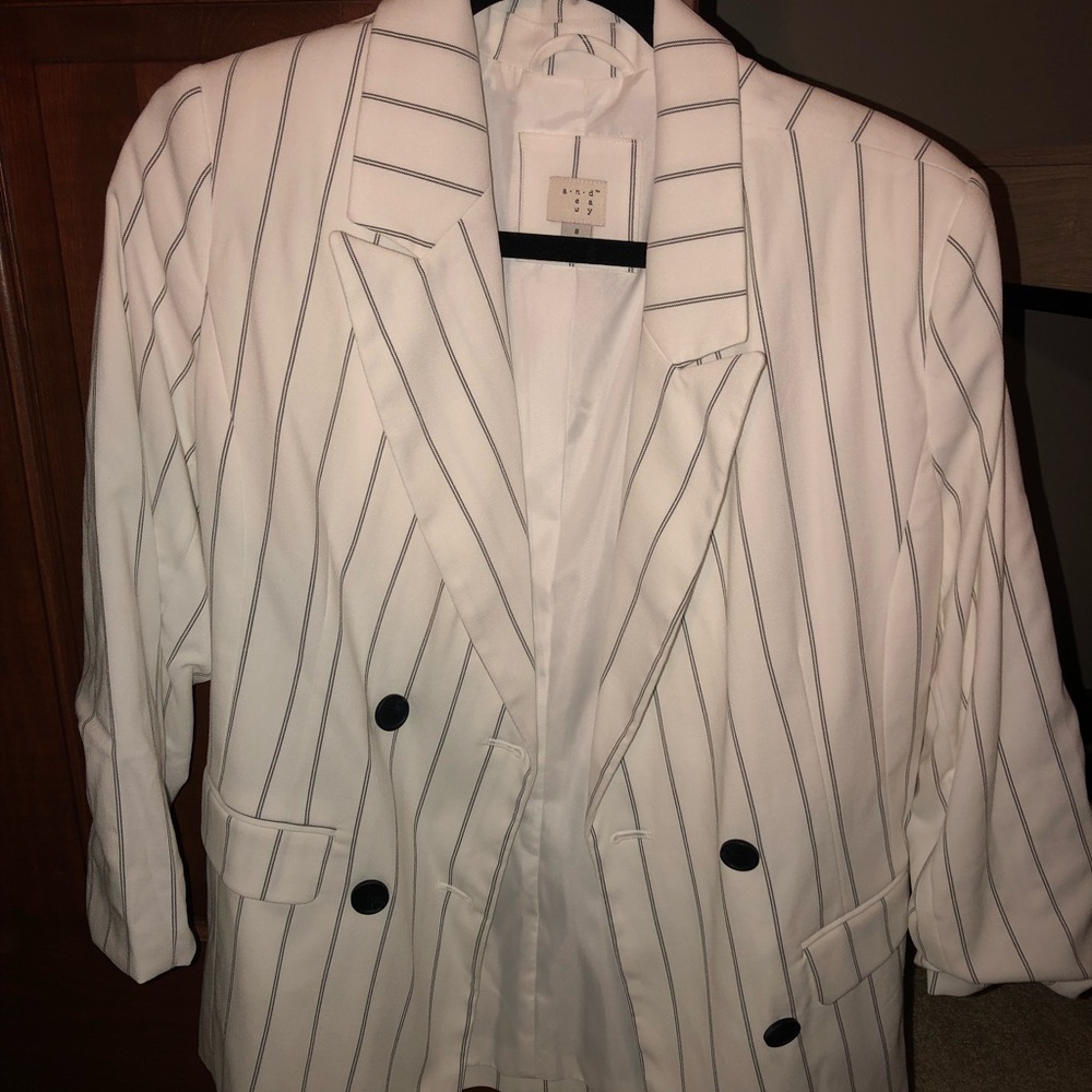 Never worn striped blazer